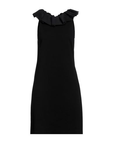 Ferragamo Woman Mini Dress Black Size M Wool, Polyamide, Polyurethane, Silk