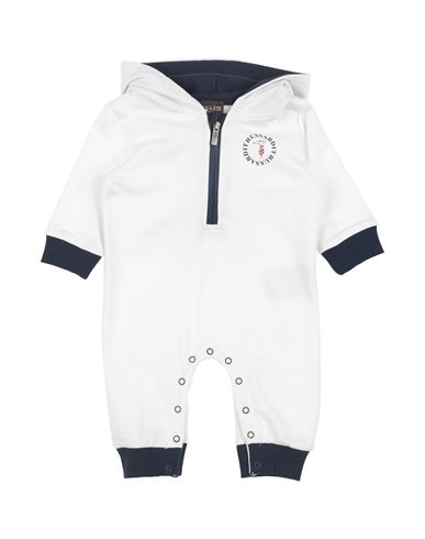 Trussardi Junior Newborn Boy Baby Jumpsuits White Size 3 Cotton