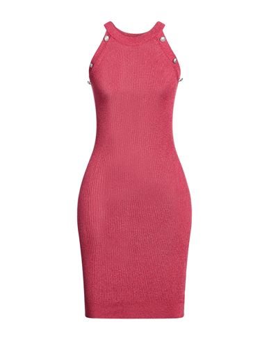 Vicolo Woman Mini Dress Red Size Onesize Viscose, Polyamide, Polyester