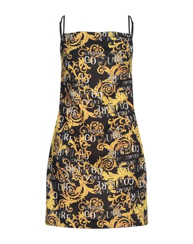 Versace Jeans Couture Woman Short Dress Black Size 6 Polyester