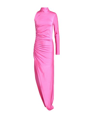 House Of Amen Woman Mini Dress Fuchsia Size 8 Polyamide, Elastane In Pink