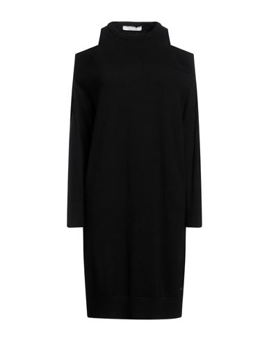 Liviana Conti Woman Mini Dress Black Size 10 Cashmere, Polyamide