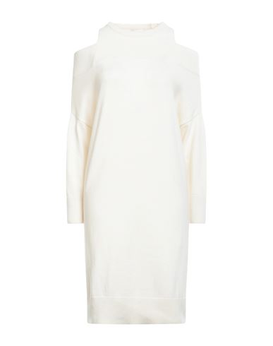 Liviana Conti Woman Mini Dress Ivory Size 8 Cashmere, Polyamide In White