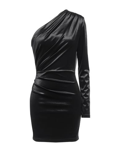 Imperial Woman Mini Dress Black Size Xs Polyester, Elastane