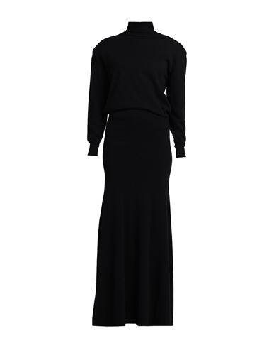 Saint Laurent Woman Maxi Dress Black Size M Cashmere