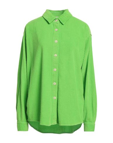 American Vintage Woman Shirt Green Size Xs/s Cotton