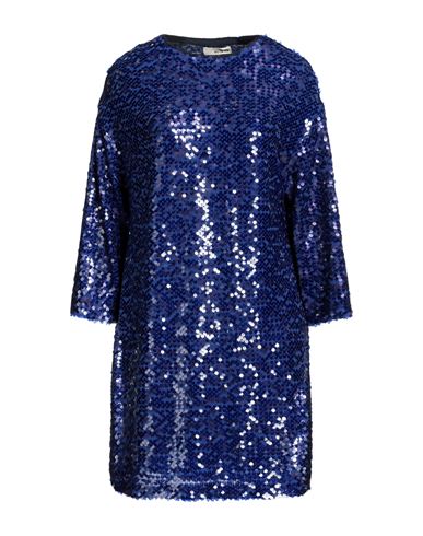 Modern Mo. De. Rn Woman Mini Dress Blue Size 2 Polyester, Polyamide, Elastane