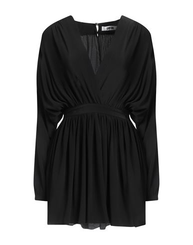 Mauro Grifoni Woman Short Dress Black Size 4 Acetate, Silk