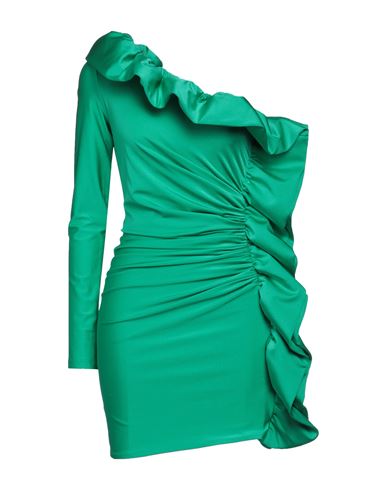 Shop House Of Amen Woman Mini Dress Green Size 6 Polyamide, Elastane