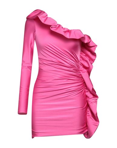 House Of Amen Woman Mini Dress Fuchsia Size 4 Polyamide, Elastane In Pink