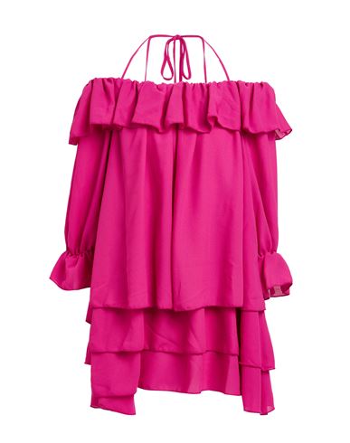Vicolo Woman Mini Dress Fuchsia Size S Polyester In Pink