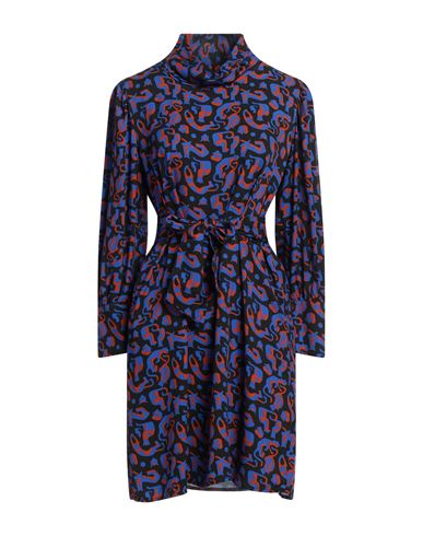 Anonyme Designers Woman Short Dress Bright Blue Size 4 Viscose
