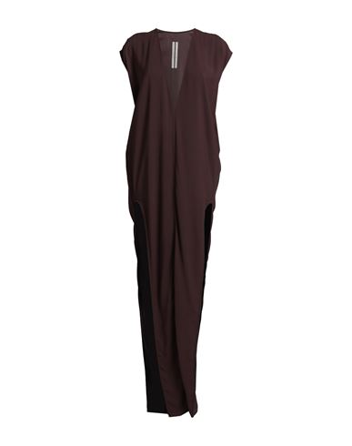 Rick Owens Woman Maxi Dress Cocoa Size 6 Viscose, Acetate In Brown