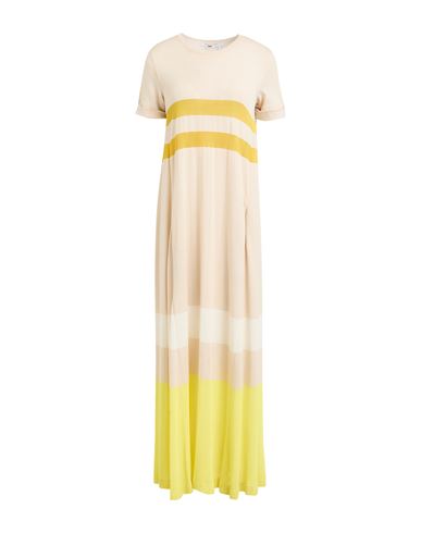 Agnona Woman Maxi Dress Beige Size S Cashmere In Beige