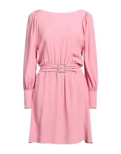 Carla G. Woman Mini Dress Pink Size 6 Acetate, Silk