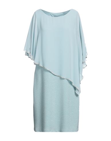 Frank Lyman Woman Midi Dress Light Green Size 14 Polyester, Metallic Fiber, Elastane