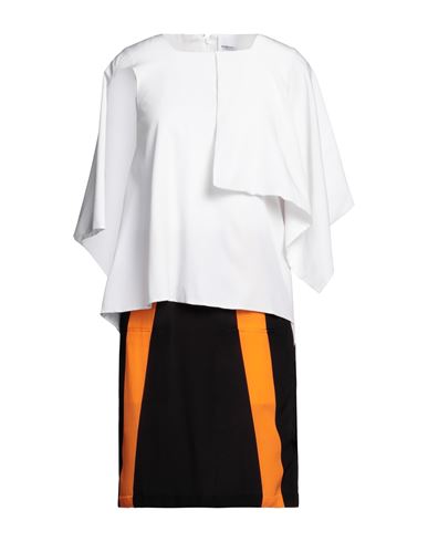 Burberry Woman Short Dress White Size 8 Silk