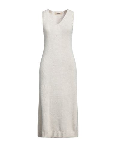Dairesy Woman Midi Dress Ivory Size M Acrylic, Polyester, Wool In White