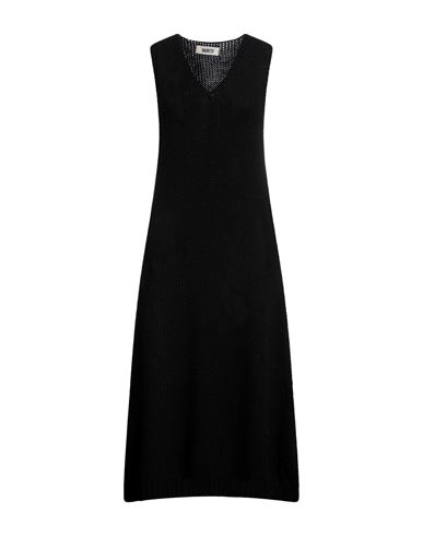 Dairesy Woman Midi Dress Black Size L Acrylic, Polyester, Wool