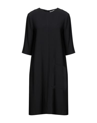 Liviana Conti Woman Midi Dress Black Size 8 Viscose, Acetate