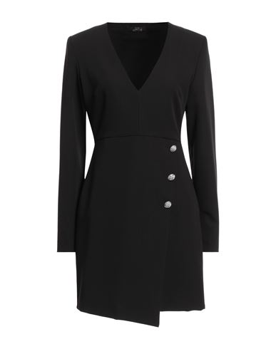 Actitude By Twinset Woman Mini Dress Black Size Xs Polyester, Viscose, Elastane