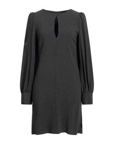 Liviana Conti Woman Mini Dress Lead Size 12 Viscose, Acetate In Grey