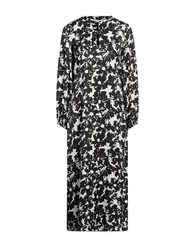 Liviana Conti Woman Midi Dress Black Size 10 Viscose