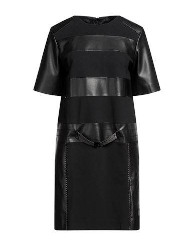 Clips Woman Mini Dress Black Size 10 Viscose, Polyamide, Elastane In Black