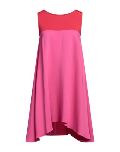 Trussardi Woman Mini Dress Fuchsia Size 2 Viscose, Elastane In Pink