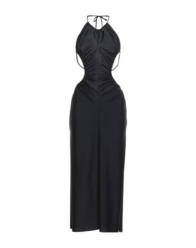Az Factory Woman Midi Dress Black Size 8 Polyamide, Elastane