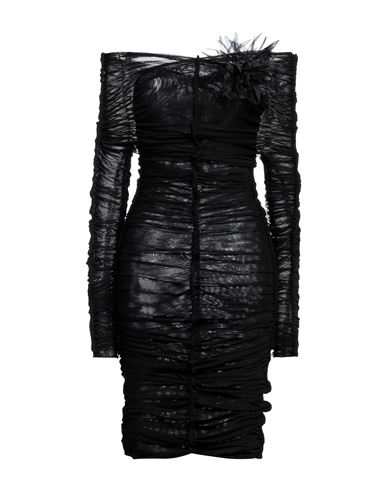 Az Factory Woman Mini Dress Black Size 8 Polyester, Elastane