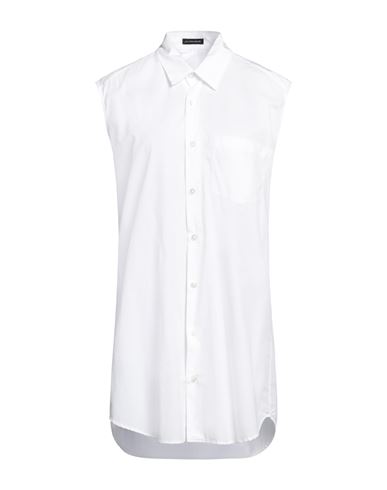 Ann Demeulemeester Woman Shirt White Size 12 Cotton