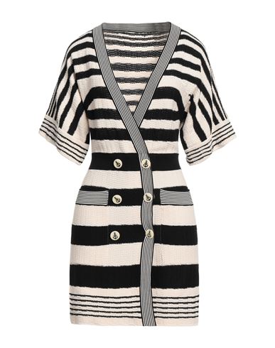 Elisabetta Franchi Woman Mini Dress Black Size 8 Cotton, Viscose