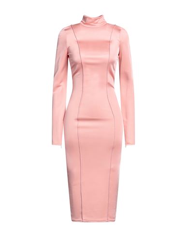 Elisabetta Franchi Woman Midi Dress Pink Size 8 Viscose, Elastane
