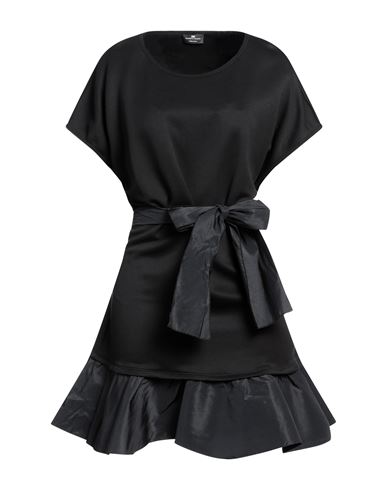 Elisabetta Franchi Woman Mini Dress Black Size 8 Polyamide, Modal, Polyester