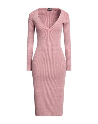 Elisabetta Franchi Woman Midi Dress Pink Size 8 Viscose, Polyester, Elastane