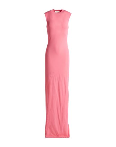 Sportmax Woman Maxi Dress Fuchsia Size M Viscose, Polyester In Pink