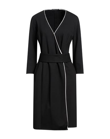 Botondi Couture Woman Midi Dress Black Size 8 Viscose, Nylon, Elastane