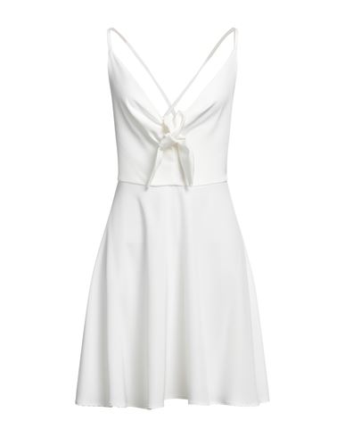 Fly Girl Woman Mini Dress Ivory Size L Polyester, Elastane In White