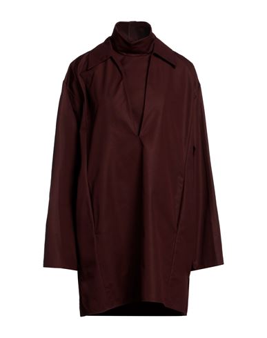 Jil Sander Woman Short Dress Cocoa Size 2 Cotton In Brown