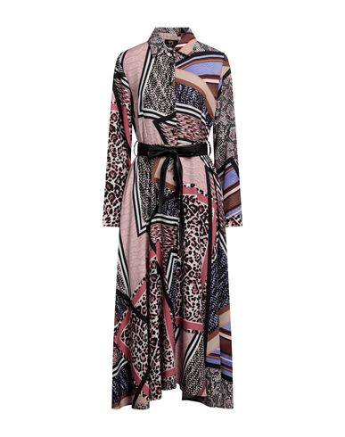 Gai Mattiolo Woman Maxi Dress Camel Size 8 Polyester, Elastane, Polyurethane In Beige