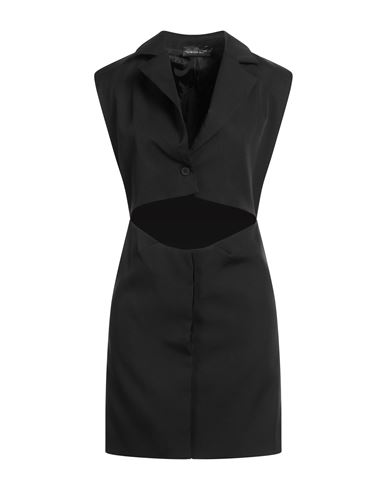 Vanessa Scott Woman Mini Dress Black Size M Polyester, Elastane