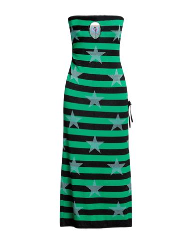 Cormio Woman Midi Dress Green Size 6 Lyocell, Viscose, Polyamide, Polyester