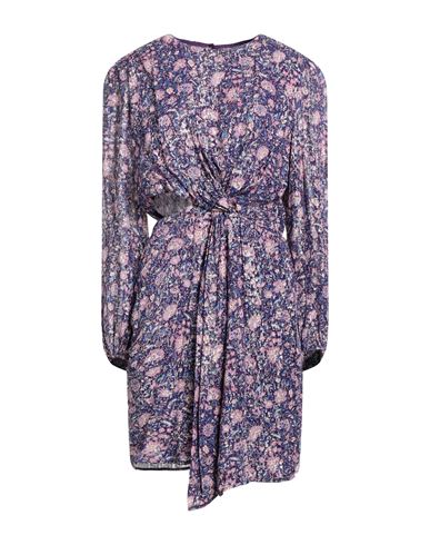 Maje Woman Midi Dress Purple Size 8 Viscose, Polyester