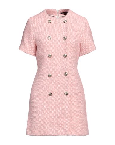 Maje Woman Mini Dress Light Pink Size 6 Polyester, Acrylic, Wool, Polyamide, Viscose