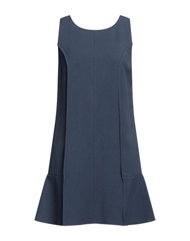 Elisabetta Franchi Woman Mini Dress Slate Blue Size 6 Polyester, Viscose, Elastane