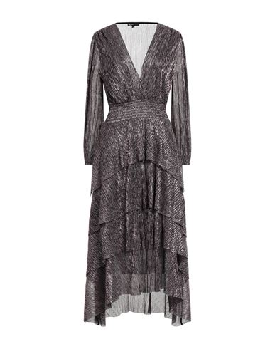 Maje Woman Midi Dress Mauve Size 10 Polyester In Purple