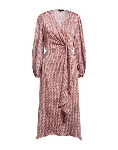 Maje Woman Midi Dress Blush Size 10 Polyester In Pink
