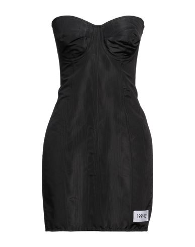 Dolce & Gabbana Woman Mini Dress Black Size 4 Silk, Polyester, Elastane