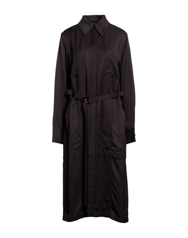 Jil Sander Woman Midi Dress Cocoa Size 4 Viscose In Brown